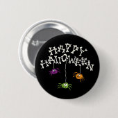 Happy Halloween Botten Ronde Button 5,7 Cm (Voorkant /achterkant)