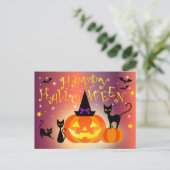 Happy Halloween Briefkaart (Staand voorkant)