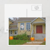 Happy Halloween Briefkaart (Voorkant / Achterkant)