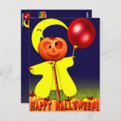 Happy Halloween Briefkaart (Voorkant / Achterkant)