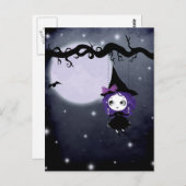 Happy Halloween Briefkaart (Voorkant / Achterkant)