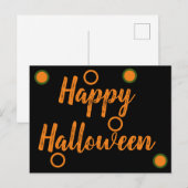 Happy Halloween Briefkaart (Voorkant / Achterkant)
