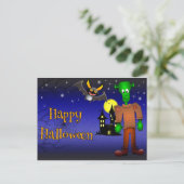 Happy Halloween Briefkaart (Staand voorkant)