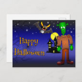 Happy Halloween Briefkaart (Voorkant / Achterkant)