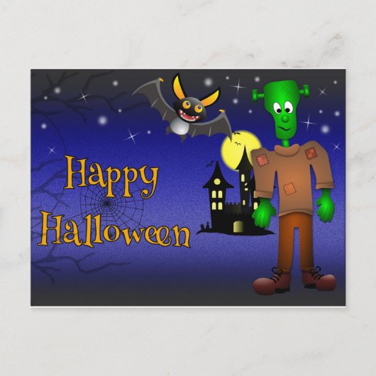 Happy Halloween Briefkaart (Voorkant)