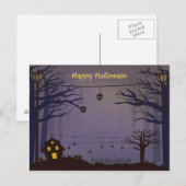 Happy Halloween Briefkaart (Voorkant / Achterkant)