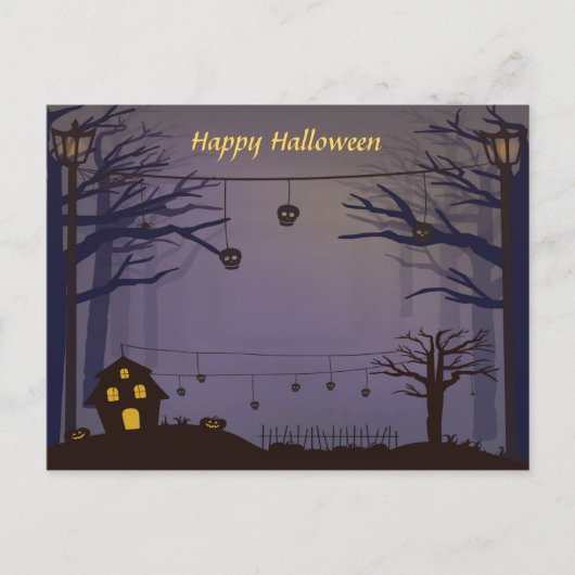 Happy Halloween Briefkaart (Voorkant)