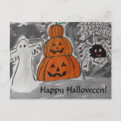 Happy Halloween Briefkaart (Voorkant)
