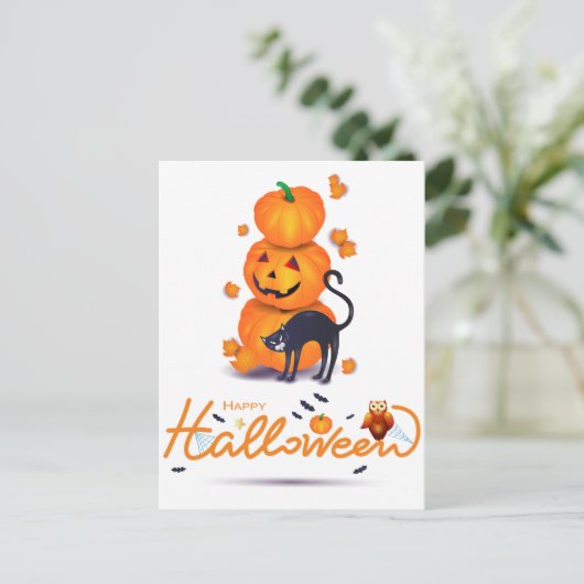 Happy Halloween! Briefkaart (Staand voorkant)