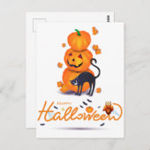 Happy Halloween! Briefkaart (Voorkant / Achterkant)