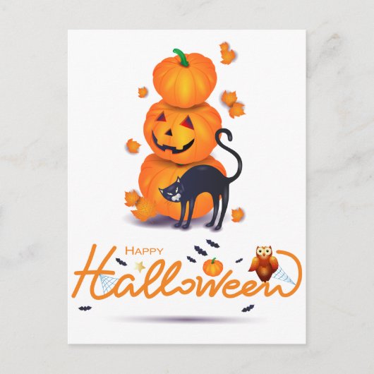 Happy Halloween! Briefkaart (Voorkant)