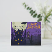 Happy Halloween Briefkaart (Staand voorkant)