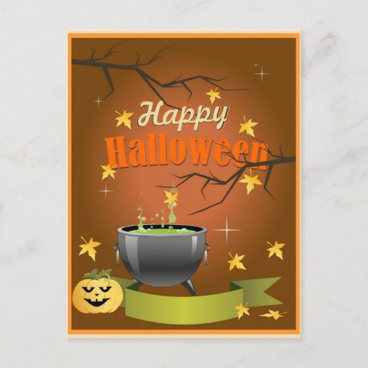 Happy Halloween Briefkaart (Voorkant)