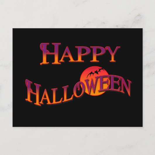 Happy Halloween Briefkaart (Voorkant)