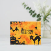 Happy Halloween Briefkaart (Staand voorkant)