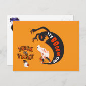 Happy Halloween Briefkaart (Voorkant / Achterkant)