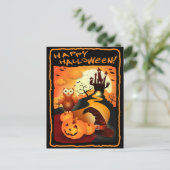 Happy Halloween! Briefkaart (Staand voorkant)