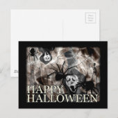 Happy Halloween Briefkaart (Voorkant / Achterkant)