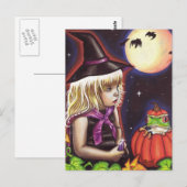Happy Halloween Briefkaart (Voorkant / Achterkant)