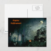 HAPPY HALLOWEEN BRIEFKAART (Voorkant / Achterkant)