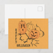 Happy Halloween  Briefkaart (Voorkant / Achterkant)