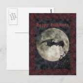Happy Halloween Briefkaart (Voorkant / Achterkant)