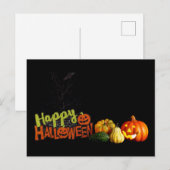 Happy Halloween Briefkaart (Voorkant / Achterkant)
