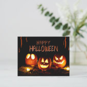 Happy Halloween Briefkaart (Staand voorkant)