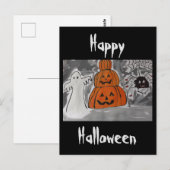 Happy Halloween Briefkaart (Voorkant / Achterkant)