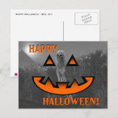 Happy Halloween Briefkaart (Voorkant / Achterkant)