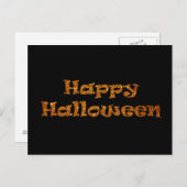 Happy Halloween Briefkaart (Voorkant / Achterkant)