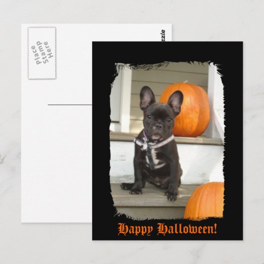 Happy Halloween! Briefkaart (Voorkant / Achterkant)