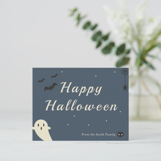 Happy Halloween Briefkaart (Staand voorkant)