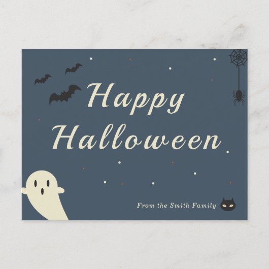 Happy Halloween Briefkaart (Voorkant)