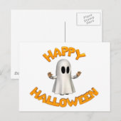 Happy Halloween Briefkaart (Voorkant / Achterkant)