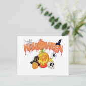 Happy Halloween Briefkaart (Staand voorkant)