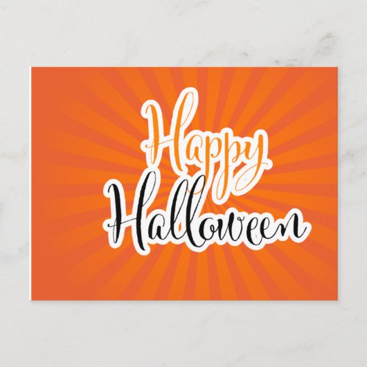 Happy Halloween Briefkaart (Voorkant)