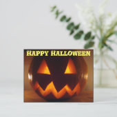 Happy Halloween Briefkaart (Staand voorkant)