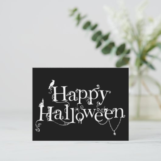 Happy Halloween Briefkaart (Staand voorkant)