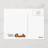 Happy Halloween Briefkaart (Achterkant)