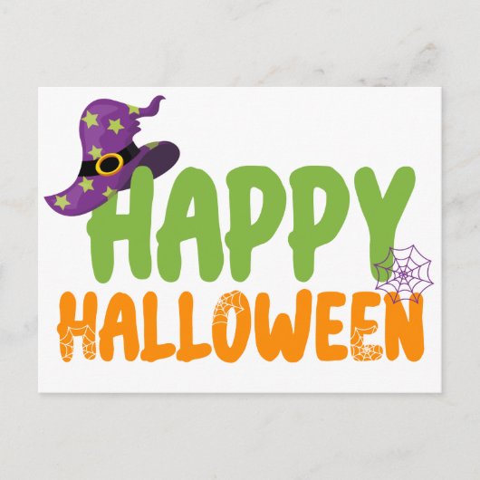 Happy Halloween  Briefkaart (Voorkant)