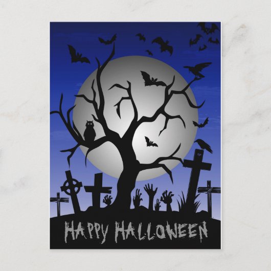 Happy Halloween Briefkaart (Voorkant)