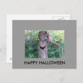 HAPPY HALLOWEEN BRIEFKAART (Voorkant / Achterkant)