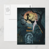 Happy Halloween Briefkaart (Voorkant / Achterkant)