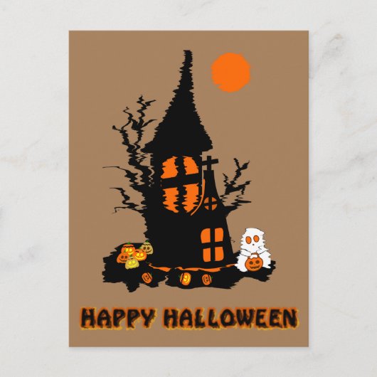 Happy Halloween Briefkaart (Voorkant)