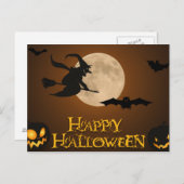 Happy Halloween Briefkaart (Voorkant / Achterkant)