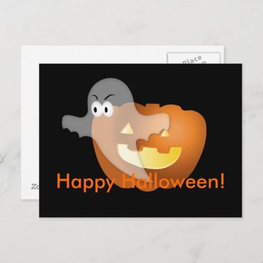Happy Halloween! Briefkaart (Voorkant / Achterkant)