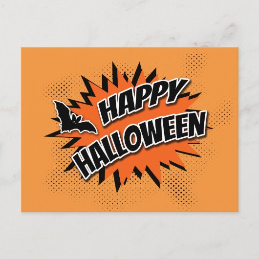 Happy Halloween Briefkaart (Voorkant)