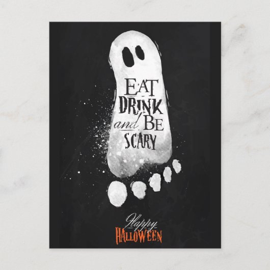 Happy Halloween Briefkaart (Voorkant)