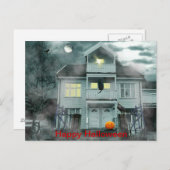 Happy Halloween Briefkaart (Voorkant / Achterkant)